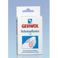 Овальный защитный пластырь 4 штуки  (Schutzpflaster oval) Gehwol 