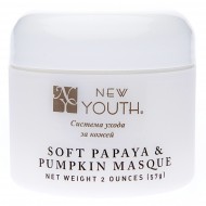 Смягчающая маска с экстрактом папайи и тыквы / Soft papaye and pumpkin Masque New Youth 57 мл  