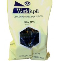 Worldepil Low Melting Point Wax Azul / Азуленовый горячий воск для эпиляции  1 кг