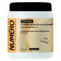 Brelil Professional Маска с маслом Карите  / Nourishing mask with shea butter for dry hair 1000 мл