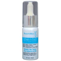BeautyMed Collagen and Elastin Dermo active complex Wrinkles filler serum / Укрепляющая сыворотка для заполнения морщин ДАК с коллагеном и эластином, флакон 30 мл 
