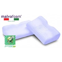 Vefer Malvafoam JAP 43 / Анатомическая ортопедическая укороченная подушка с экстрактом мальвы и эффектом поддержки в воде для женщин с выемкой под плечо для сна на боку