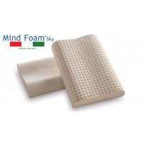 Vefer Mind Foam Sky Cervicale 60 / Анатомическая ортопедическая подушка с эффектом памяти и антидавления с двумя валиками разной высоты