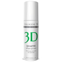 Medical Collagene 3D Гель-маска для лица с коэнзимом Q10 и витамином Е, антивозрастной уход для сухой кожи /  Q10-Active
