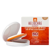 Heliocare Color Compact Oil-Free SPF 50 Light / Крем-пудра компактная  с УФ-защитой (SPF 50) для жирной и комбинированной кожи (для нормальной и слегка загорелой кожи) 